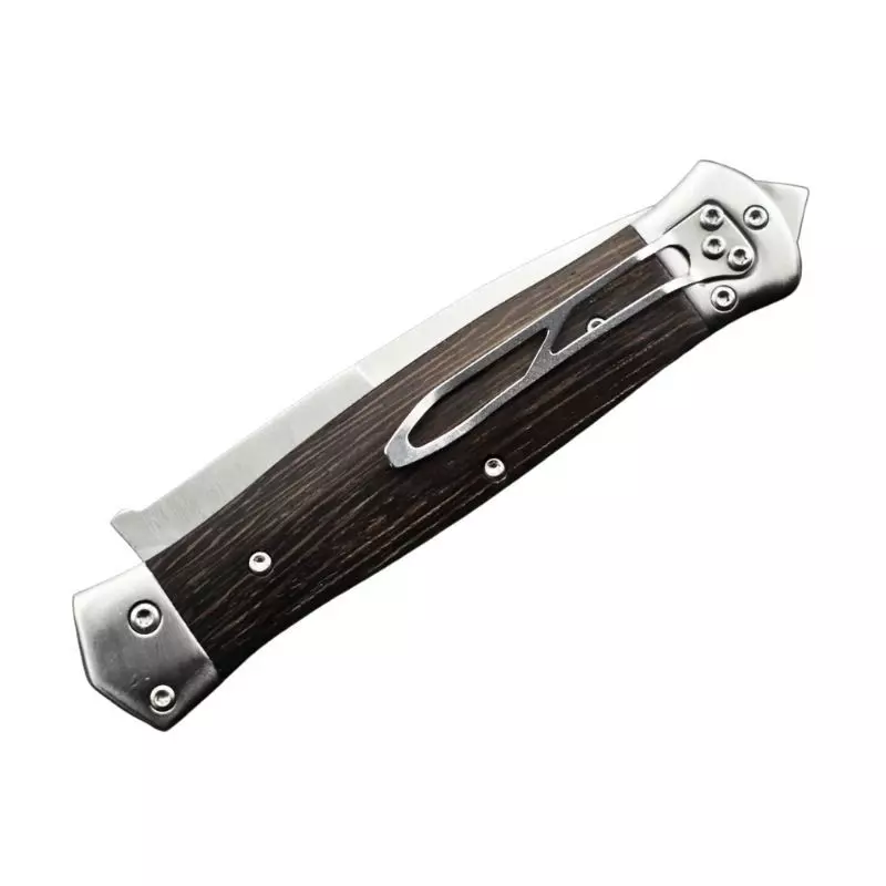 MAX KNIVES MKO15 AUTOMATIC WOODEN STEEL KNIFE