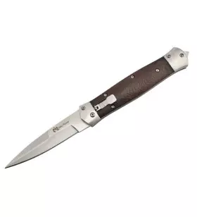 MAX KNIVES MKO15 AUTOMATIC WOODEN STEEL KNIFE