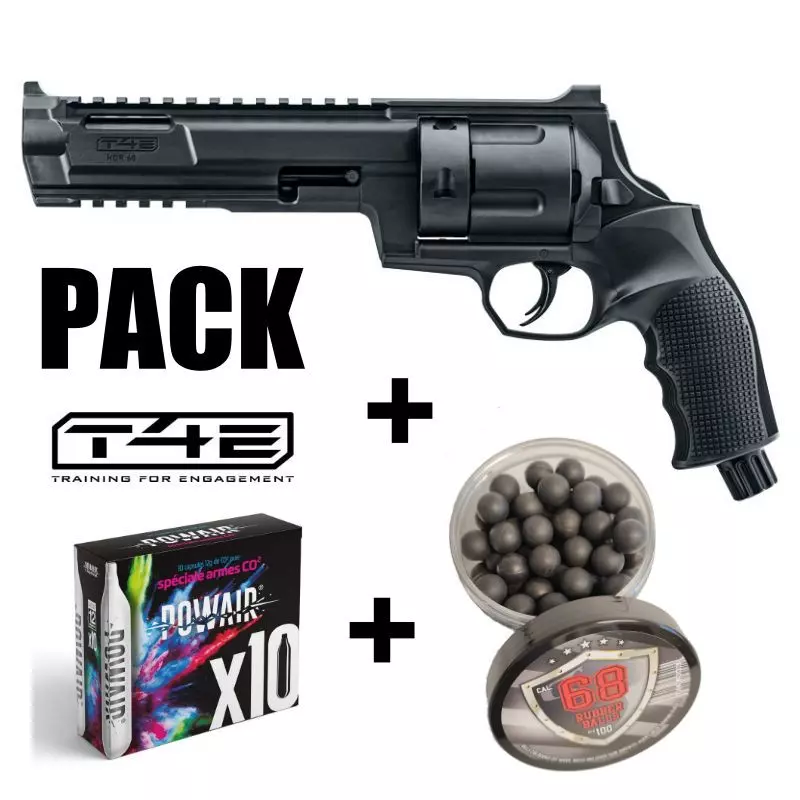 PACK REVOLVER T4E TR68 (HDR68) - Cal .68 - 16 Joules