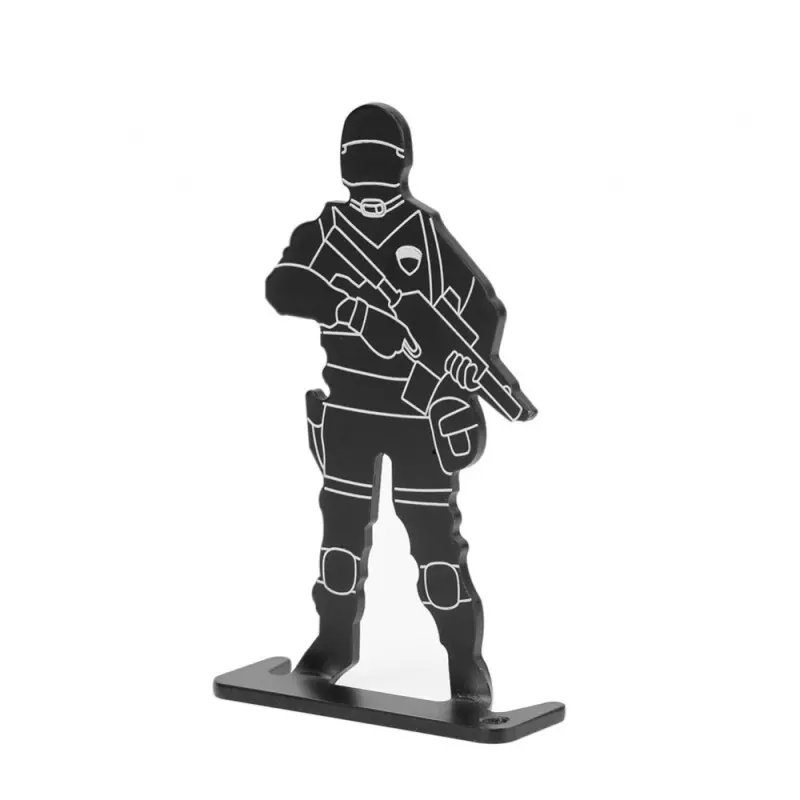 SET OF 4 METAL SOLDIER TARGETS