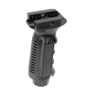 VERTICAL FRONT HANDLE WITH BATTERY COMPARTMENT Black