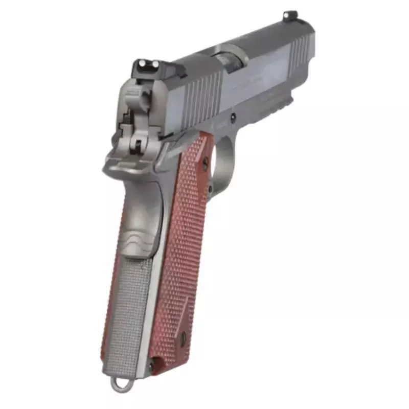 PISTOLET SWISS ARMS 1911 RAIL GUN Silver Blowback 4.5mm CO2