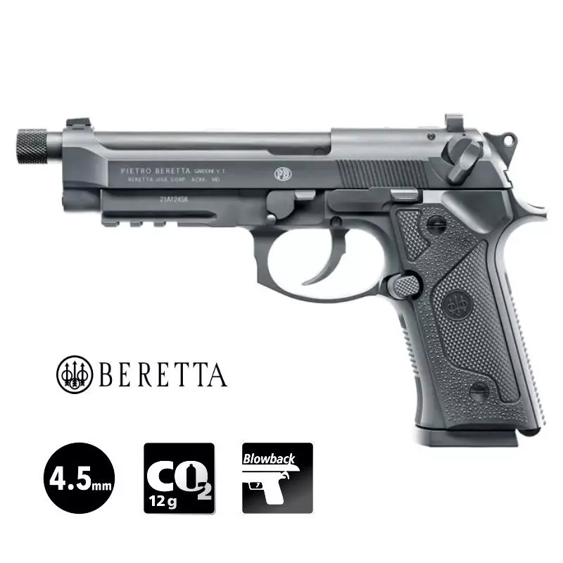 BERETTA M92 A3 Full Metal 4.5MM CO² BBs AIRGUN