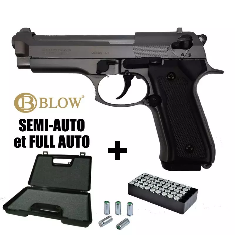 PISTOLET A BLANC BLOW F92 FULL AUTO - 9MM PAK