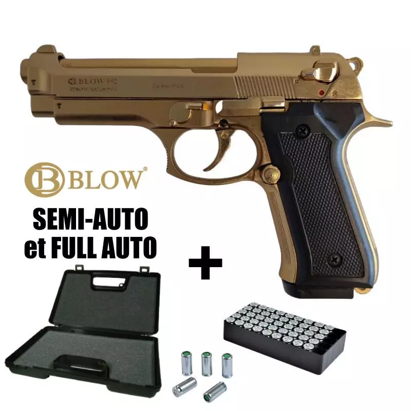 PISTOLET A BLANC BLOW F92 FULL AUTO - 9MM PAK