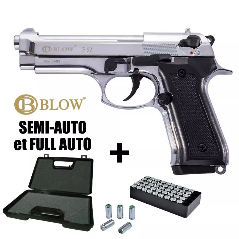 PISTOLET A BLANC BLOW F92 FULL AUTO - 9MM PAK