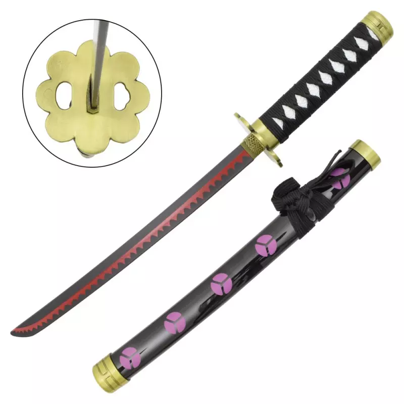 MINI KATANA DECO LAME ACIER MOTIF ONE PIECE ZS511-MINI