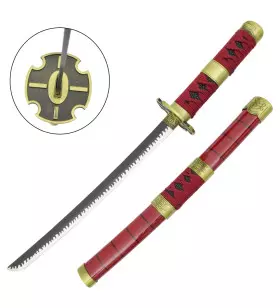 MINI KATANA DECO LAME ACIER MOTIF ONE PIECE ZS513-MINI