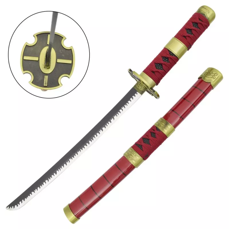 MINI KATANA DECO LAME ACIER MOTIF ONE PIECE ZS513-MINI