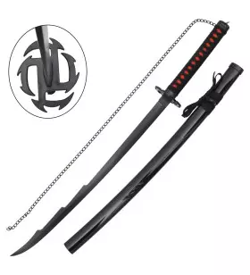 KATANA COSPLAY BAMBOO BLADE BLEACH KUROSAKI ICHIGO ZS542-WOOD