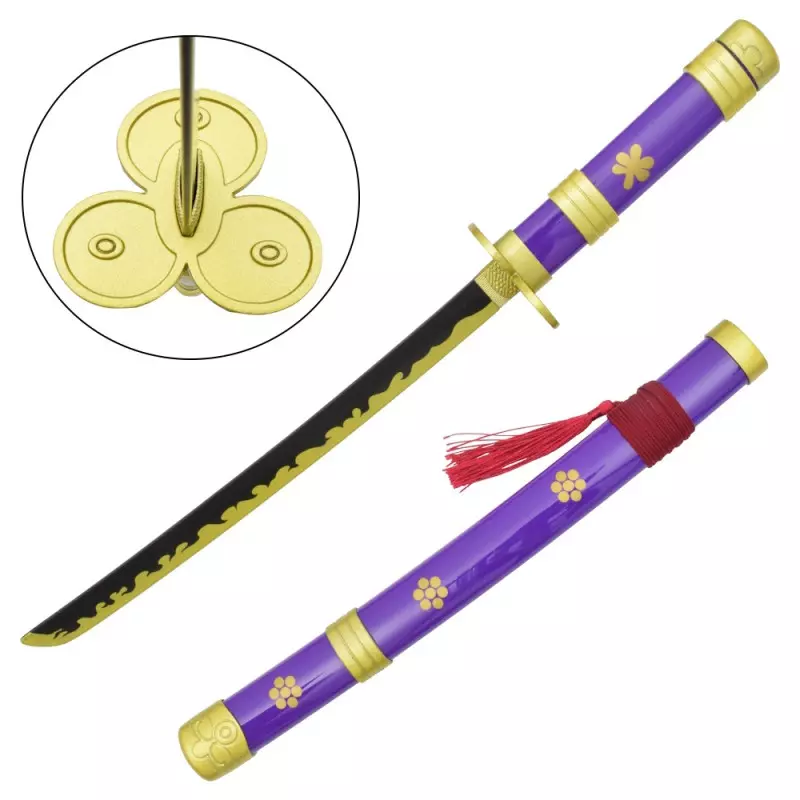 MINI KATANA DECO STEEL BLADE ONE PIECE PATTERN ZS661V-MINI