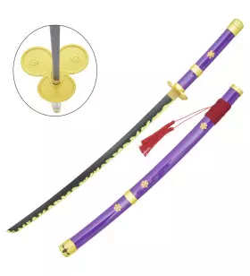 KATANA COSPLAY BAMBOO BLADE ONE PIECE ENMA ZS661V-WOOD