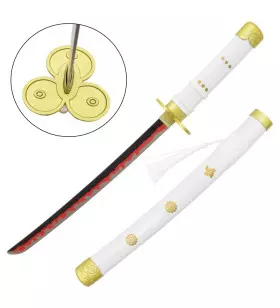 MINI KATANA DECO LAME ACIER MOTIF ONE PIECE ZS661W-MINI