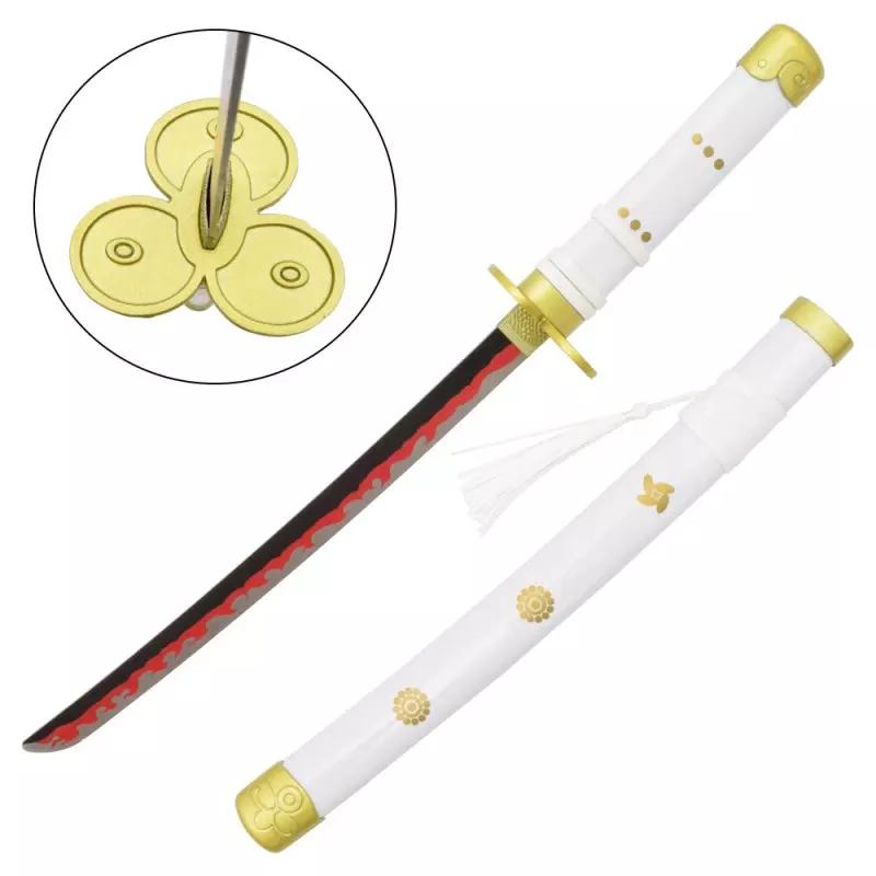 MINI KATANA DECO LAME ACIER MOTIF ONE PIECE ZS661W-MINI