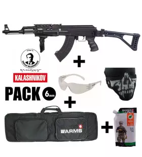 PACK REPLIQUE AEG KALASHNIKOV AK 47 Tactical 550BBs 1J