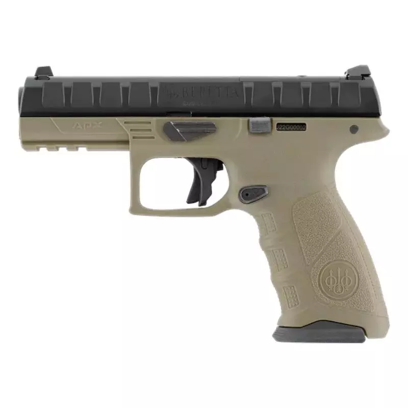 BERETTA APX RDO AIRSOFT PISTOL FDE Tan - Blowback - 6mm BB - Gas