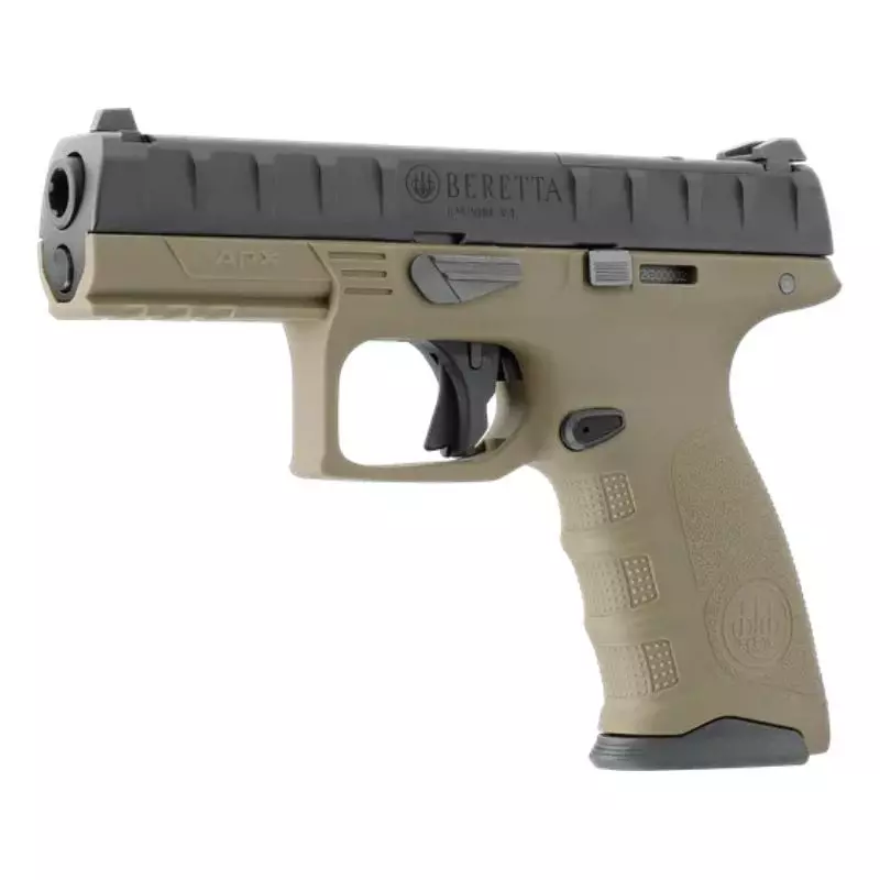 BERETTA APX RDO AIRSOFT PISTOL FDE Tan - Blowback - 6mm BB - Gas