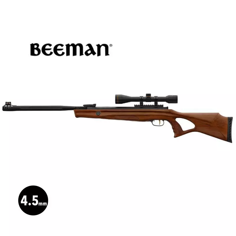 BEEMAN 10260 WOD AIR RIFLE + 6X40 SCOPE - Pellets 4.5mm / 19.9J