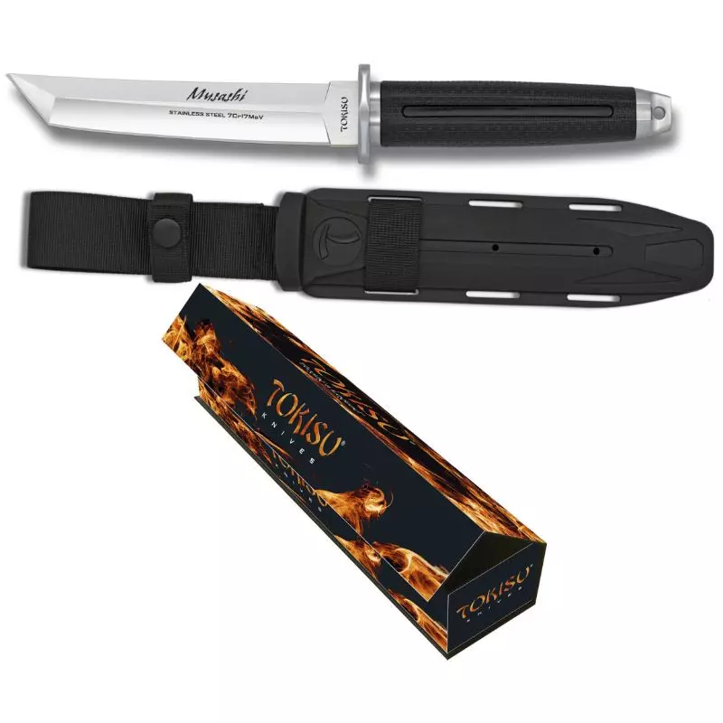 TOKISU TACTICAL KNIFE MUSASHI BLADE 15CM