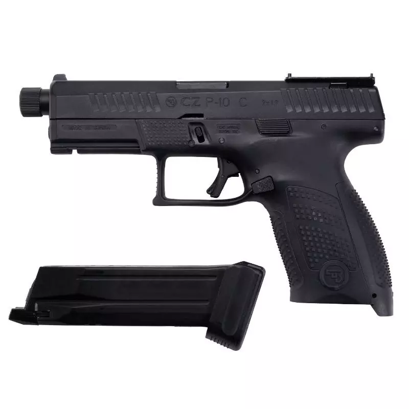 CZ P-10C AIRSOFT PISTOL Optic-Ready Black - Blowback - 6 mm BB - CO²