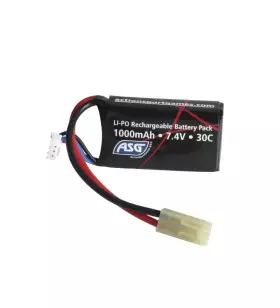 ASG BATTERY LiPo 7.4V / 1000MAH 30C - Tamiya CONNECTOR