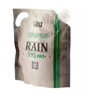 BILLES AIRSOFT BIO 6 MM RAIN BO 0.20 G - SACHET DE 3500BBs