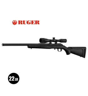 CARABINE RUGER AMERICAN RIMFIRE CAL 22LR - 22'' + LUNETTE 3-9X40