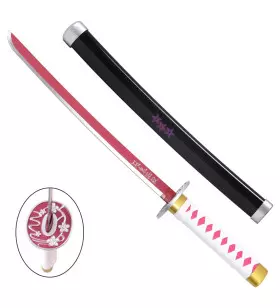 MINI KATANA DECO LAME ACIER MOTIF DEMON SLAYER ZS663-MINI