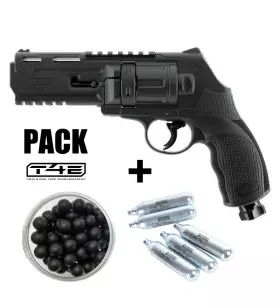 PACK REVOLVER DE DEFENSE T4E TR50 Gen2 (HDR50) - Cal .50 - 13 Joules