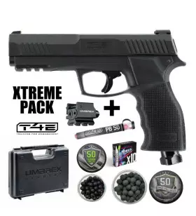 T4E TP50 Gen2 DEFENCE PISTOL XTREME PACK - Cal .50 - 13 Joules