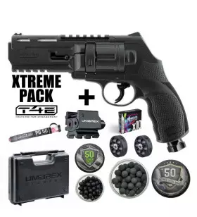 T4E TR50 Gen2 DEFENCE REVOLVER XTREME PACK - Cal .50 - 13 Joules