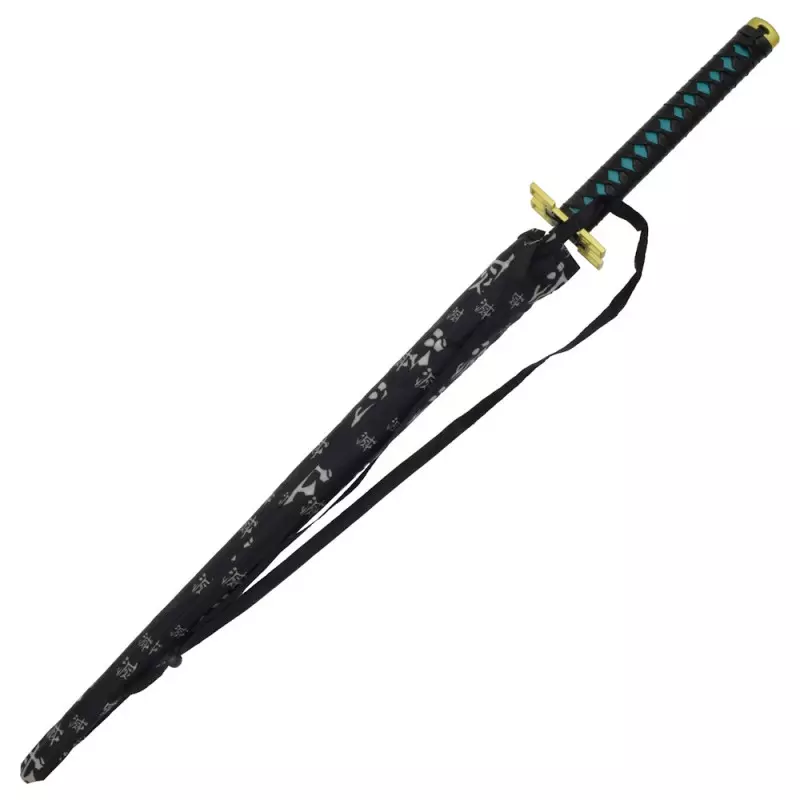 KATANA STYLE UMBRELLA DEMON SLAYER MUICHIRO TOKITO'S PATTERN