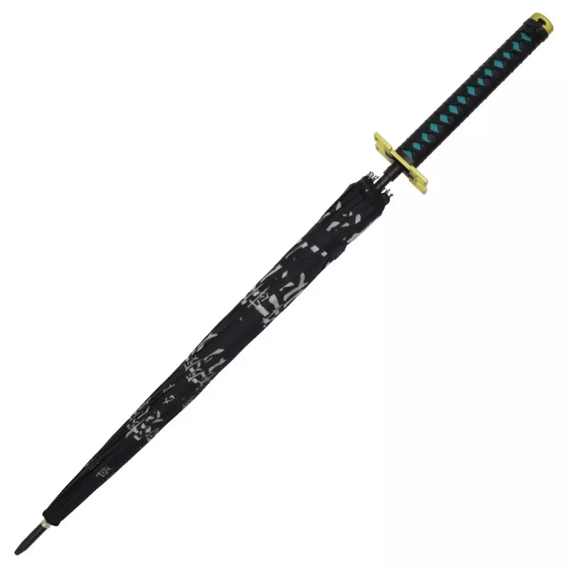 KATANA STYLE UMBRELLA DEMON SLAYER MUICHIRO TOKITO'S PATTERN