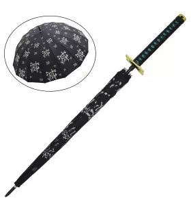 KATANA STYLE UMBRELLA DEMON SLAYER MUICHIRO TOKITO'S PATTERN