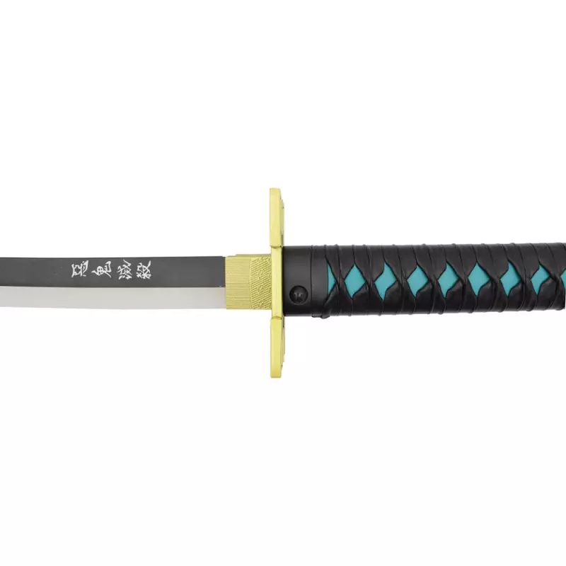 KATANA DECO LAME ACIER ET LED MOTIF DEMON SLAYER