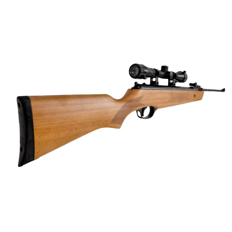 SWISS ARMS CONDOR WOOD RIFLE + 4X32 SCOPE / 19.5J