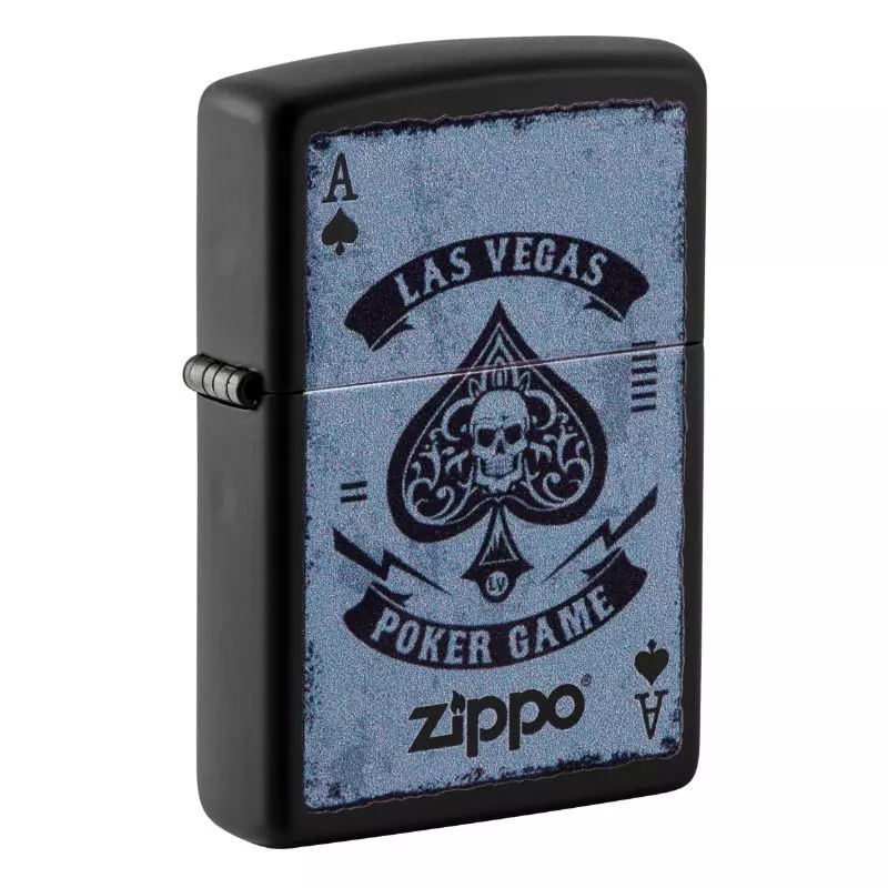 BRIQUET ZIPPO LAS VEGAS POKER GAME Noir