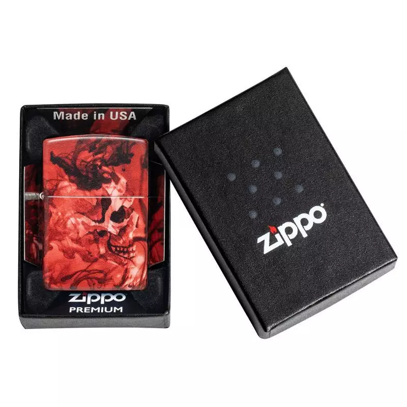 BRIQUET ZIPPO SPOOKY SKULLS