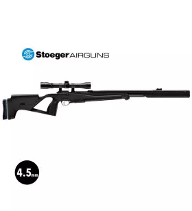 CARABINE AIR PCP STOEGER XM1 S4 COMBO 4X32 Noir - Plombs 4,5 mm 19.9J