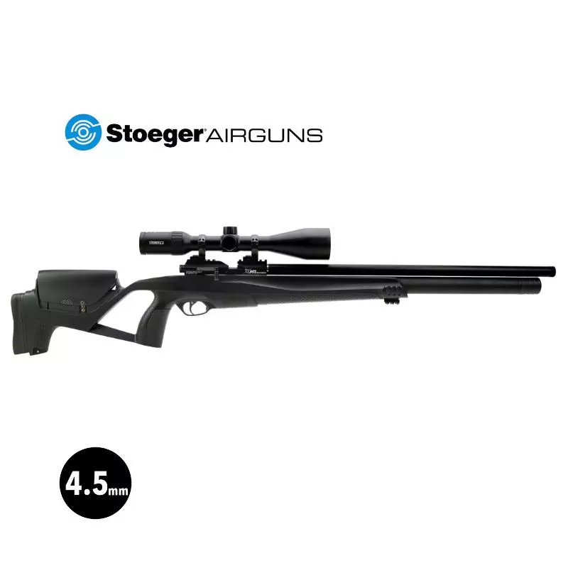 CARABINE AIR PCP STOEGER XM1 RANGER COMBO 3-9X40 Noir - Plombs 4,5 mm 29J