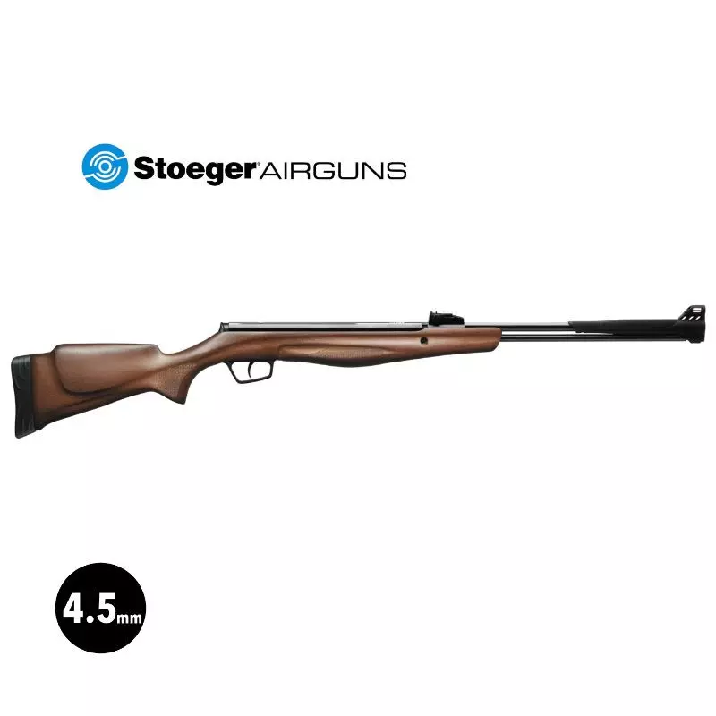 CARABINE AIR COMPRIME STOEGER RX40 BOIS - Plombs 4,5 mm 19.9J