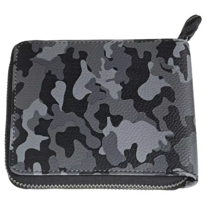 PORTEFEUILLE ZIPPO FERMETURE ZIP CAMO Grey