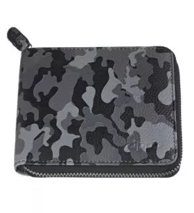 PORTEFEUILLE ZIPPO FERMETURE ZIP CAMO Grey