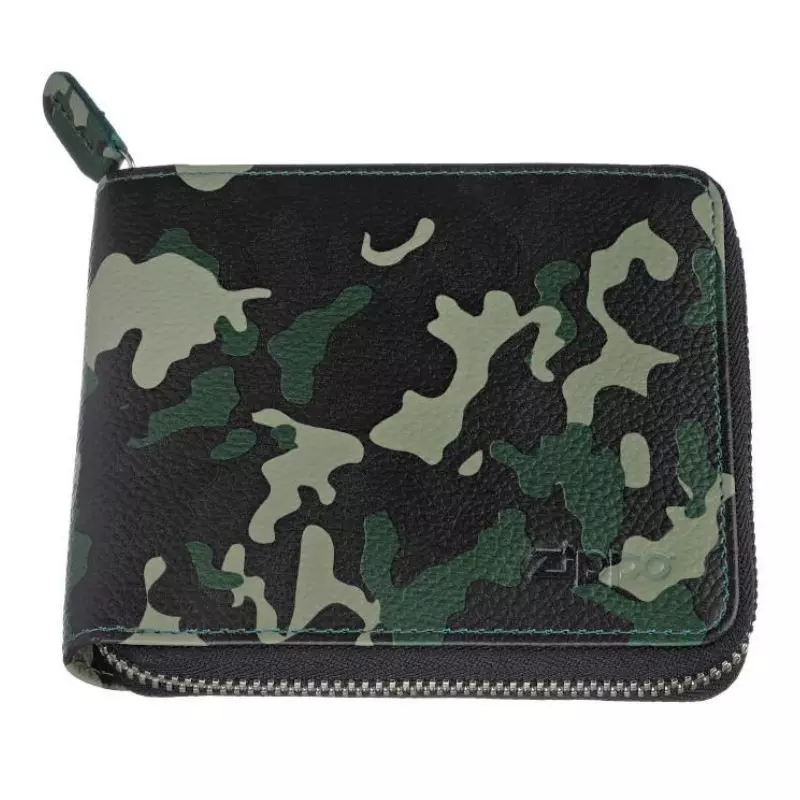 ZIPPO ZIPPER WALLET CAMO Green