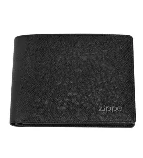 PORTEFEUILLE ZIPPO SAFFIANO Noir