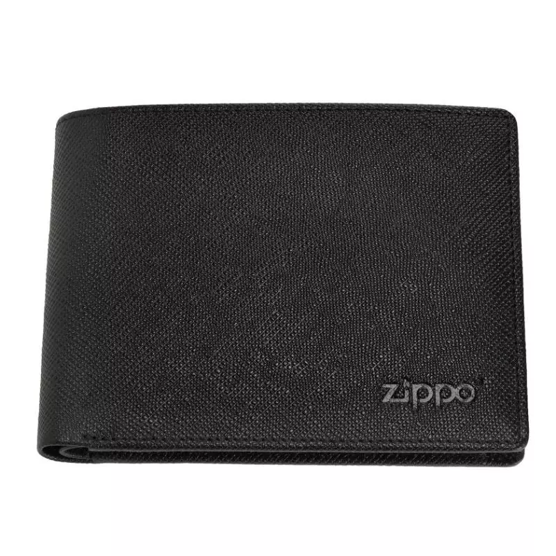 PORTEFEUILLE ZIPPO SAFFIANO Noir