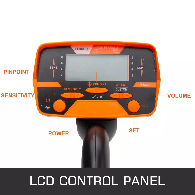 METAL DETECTOR PRO LCD SCREEN WITH HEADSET