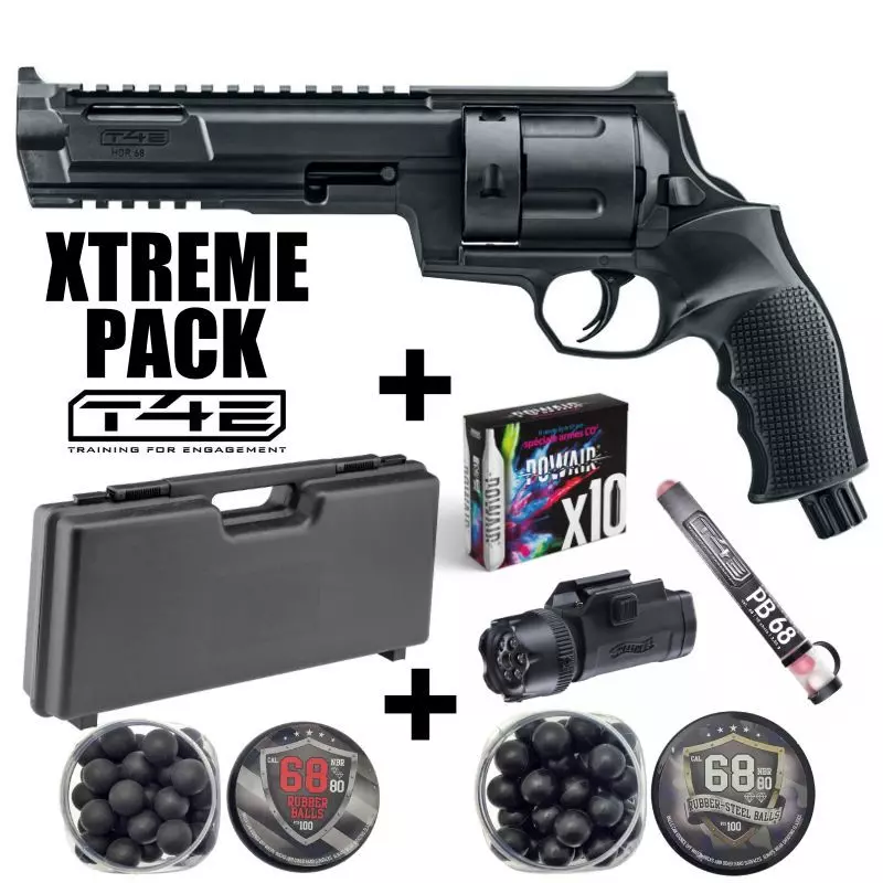 TR68 (HDR68) T4E REVOLVER XTREME PACK - Cal .68 - 16 Joules