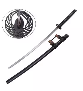 KATANA DECO STEEL BLADE SAMURAI DESIGN