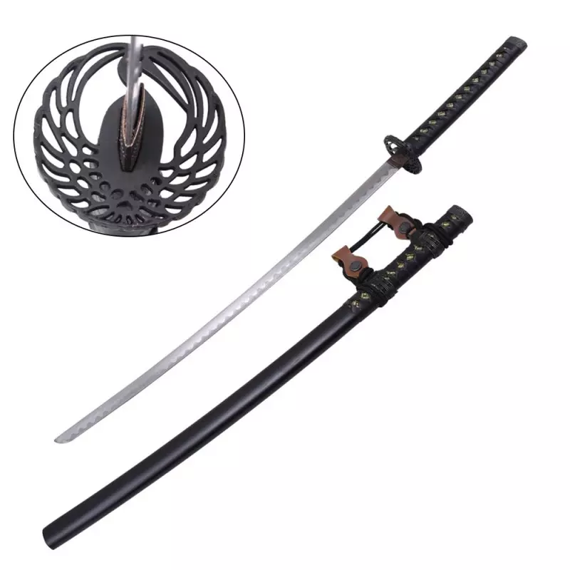 KATANA DECO STEEL BLADE SAMURAI DESIGN